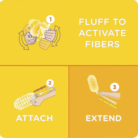 Swiffer 360 Dusters Extender Kit: 36’’ Handle Length Plastic White
