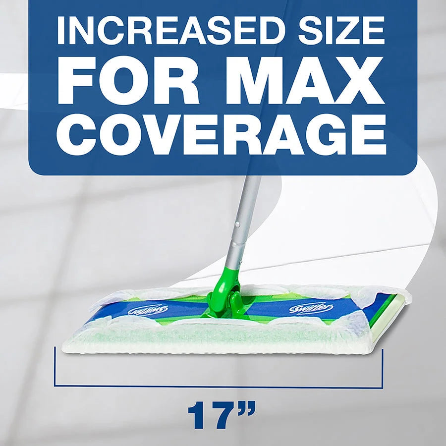 Swiffer Max Dry Cloth Refills: 17.9’’ x 10’’ White Cloths - 16/Box - Dusters