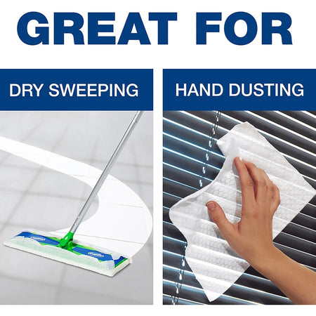 Swiffer Max Dry Cloth Refills - White - 16/Box - 6/Carton - Dusters