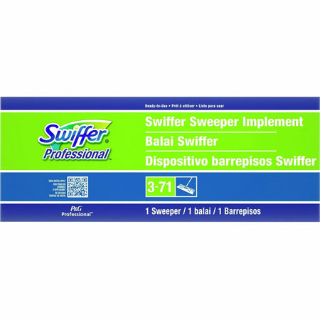 Swiffer Professional Sweeper: 10’’ Swivel Head Lightweight - Green - Brooms & Sweepers