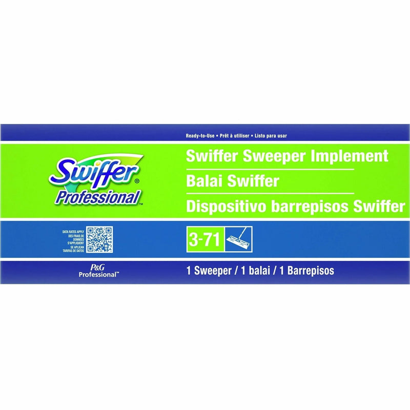 Swiffer Professional Sweeper: 10’’ Swivel Head Lightweight - Green - Brooms & Sweepers