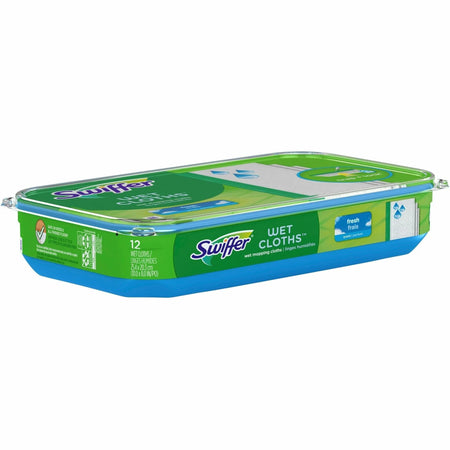 Swiffer Sweeper Wet Cloths: Disposable Scented Cleaning Cloths - 12 Pack - Brooms & Sweepers