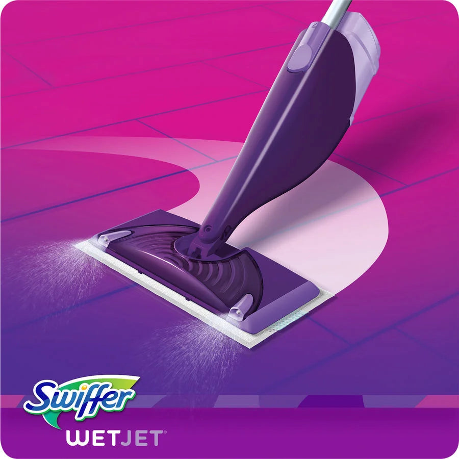 Swiffer WetJet Mopping Kit: Reinforced Swivel Head - Purple - Mops & Refills