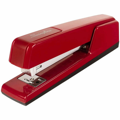 Swingline 747 Classic Stapler - Lipstick Red - Metal Body - 20 Sheet Capacity - Staplers