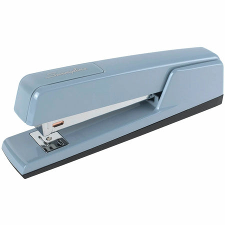 Swingline 747 Classic Stapler - Sky Blue - Metal Die-cast - Staples 20 Sheets - Holds 210 - Staplers