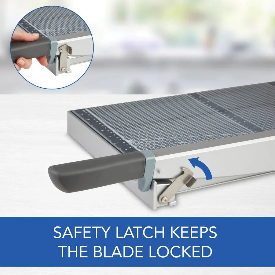 Swingline ClassicCut Glass Trimmer: 15-Sheet Capacity 15’’ Length Safety Latch - Paper Trimmers & Accessories