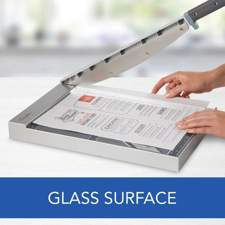 Swingline ClassicCut Glass Trimmer: 15-Sheet Capacity 15’’ Length Safety Latch - Paper Trimmers & Accessories