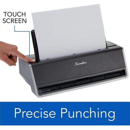 Swingline Commercial Electric Punch: 3 Punch Heads 28 Sheet Capacity - Paper Punches
