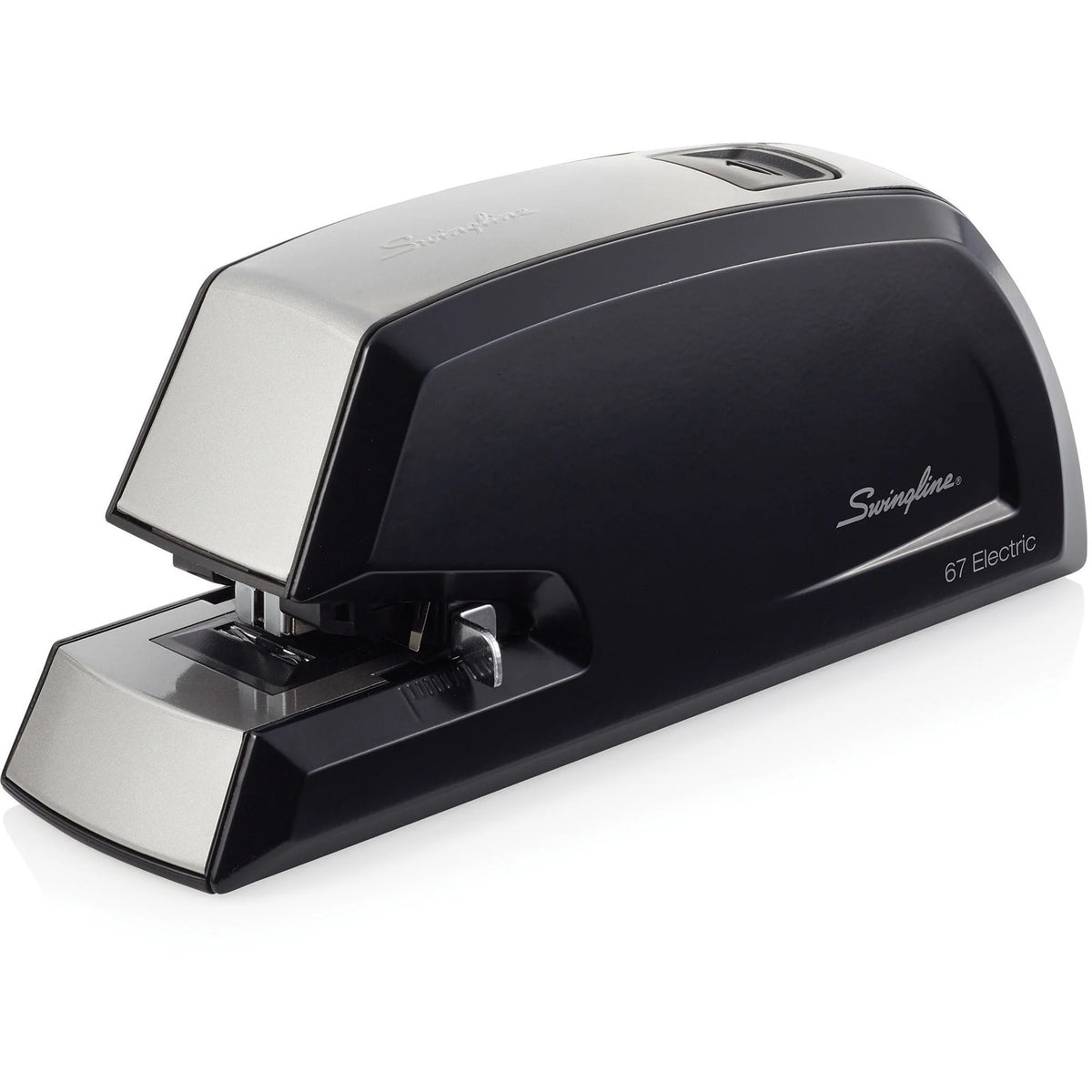 Swingline Commercial Electric Stapler: Staples 20 Sheets - Holds 210 - 0.25’’ - Black - Staplers