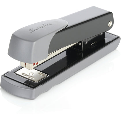 Swingline Compact Commercial Stapler: Staples 20 Sheets - Holds 210 - 0.25’’ Size - Top Loading - Black - Staplers