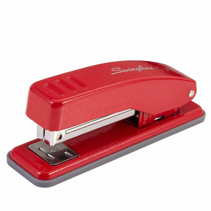 Swingline Cub Compact Stapler: Staples 20 Sheets - Holds 105 - Electric Rio Red - Staplers