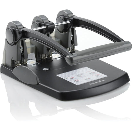 Swingline Extra-High Capacity 3-Hole Punch: 300-Sheet Metal Puncher - Paper Punches