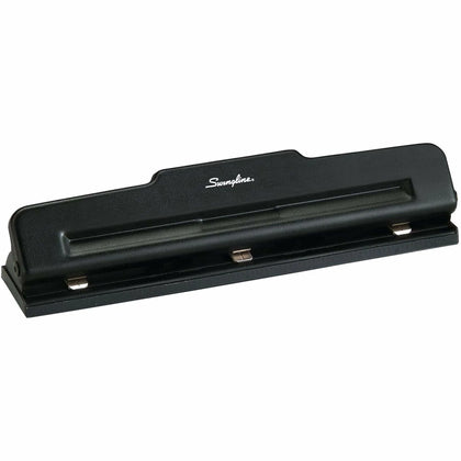 Swingline Light-Duty Punch: 3 Punch Heads 10-Sheet Capacity - Paper Punches