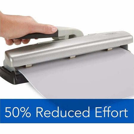 Swingline LightTouch High-Capacity Desktop Punch - Efficient 3-Hole - Paper Punches