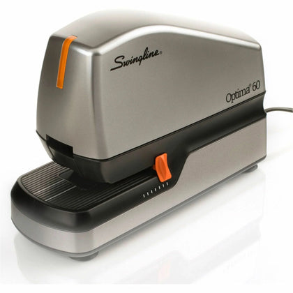 Swingline Optima 60 Electric Stapler - Staples Up to Sheets - Silver - Staplers