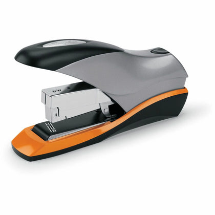 Swingline Optima 70 Desk Stapler - Staples Sheets - Front Loading - Silver/Black - Staplers