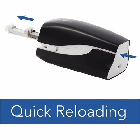 Swingline Portable Electric Stapler: Staples 20 Sheets - Holds 210 - Full Strip - 0.25’’ - Black - Staplers
