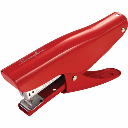 Swingline Retro Plier Stapler: Staples 25 Sheets - Rio Red Metal - Staplers