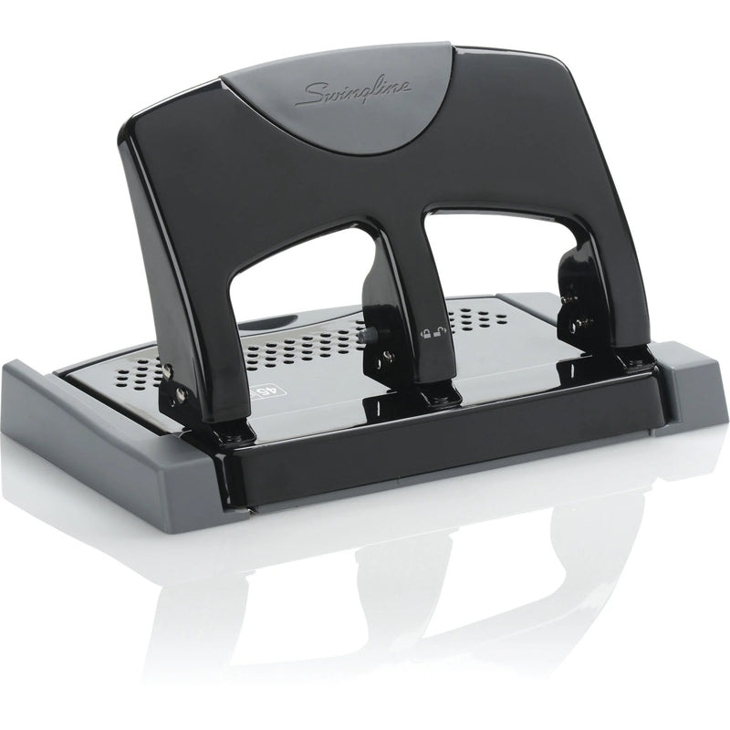 Swingline SmartTouch 3-Hole Punch: Effortless 45-Sheet Punching - Paper Punches