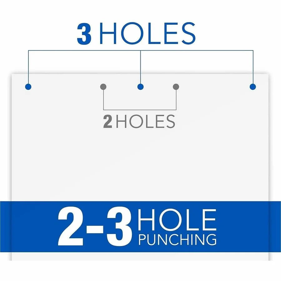 Swingline SmartTouch Low-Force 3-Hole Punch - Efficient Paper Punching - Punches