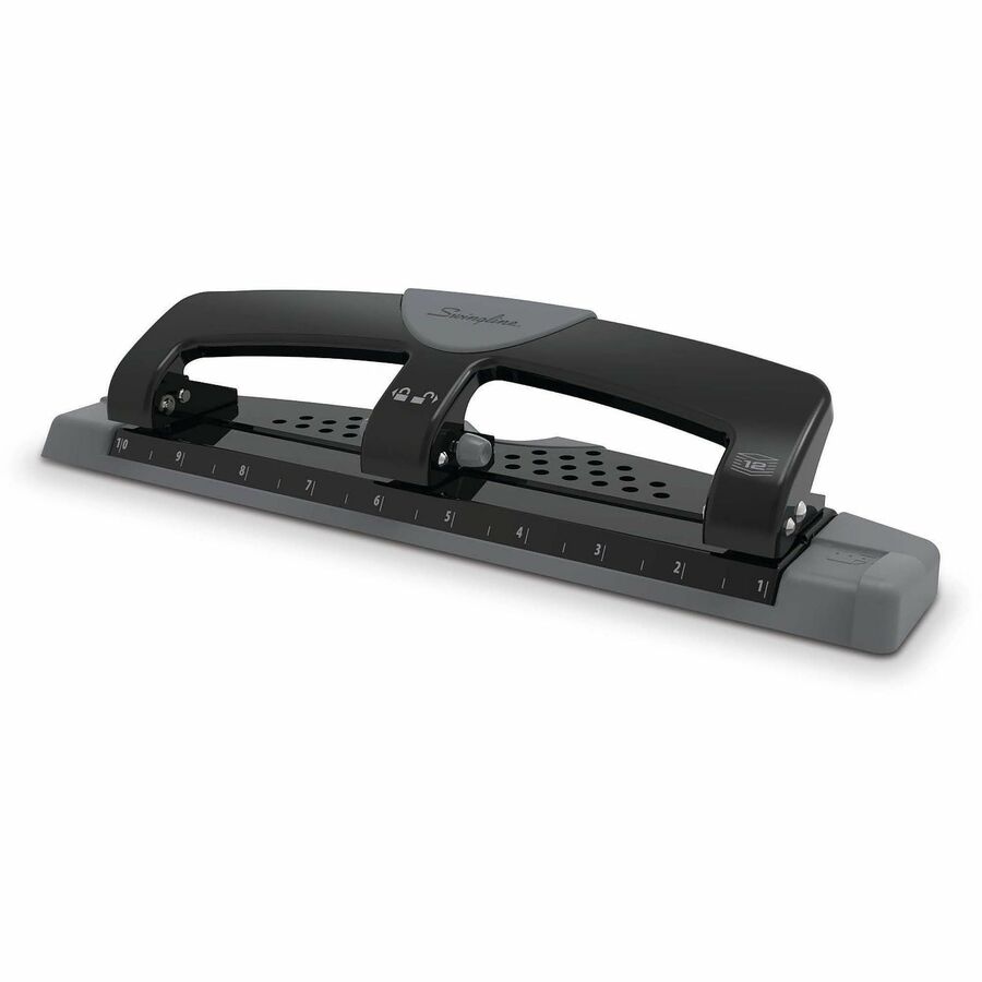 Swingline SmartTouch Low-Force 3-Hole Punch - Left