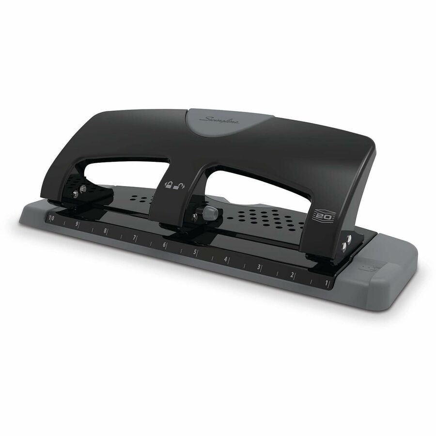 Swingline SmartTouch Low-Force 3-Hole Punch - Left