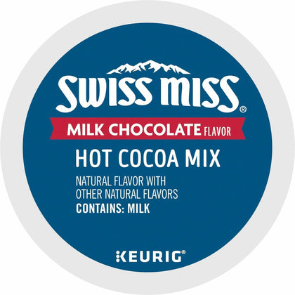 Swiss Miss® Milk Chocolate Hot Cocoa K-Cups - 22/Box - 4/Carton - Chocolate/Cocoa