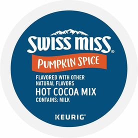 Swiss Miss® K-Cup Pumpkin Spice Hot Cocoa - 22 / Box - Chocolate/Cocoa