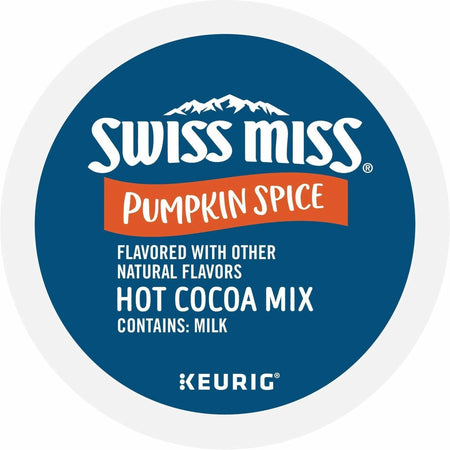 Swiss Miss® K-Cup Pumpkin Spice Hot Cocoa - 22 / Box - Chocolate/Cocoa