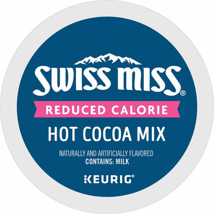Swiss Miss® Reduced Calorie Hot Cocoa K-Cups - 22/Box - Chocolate/Cocoa