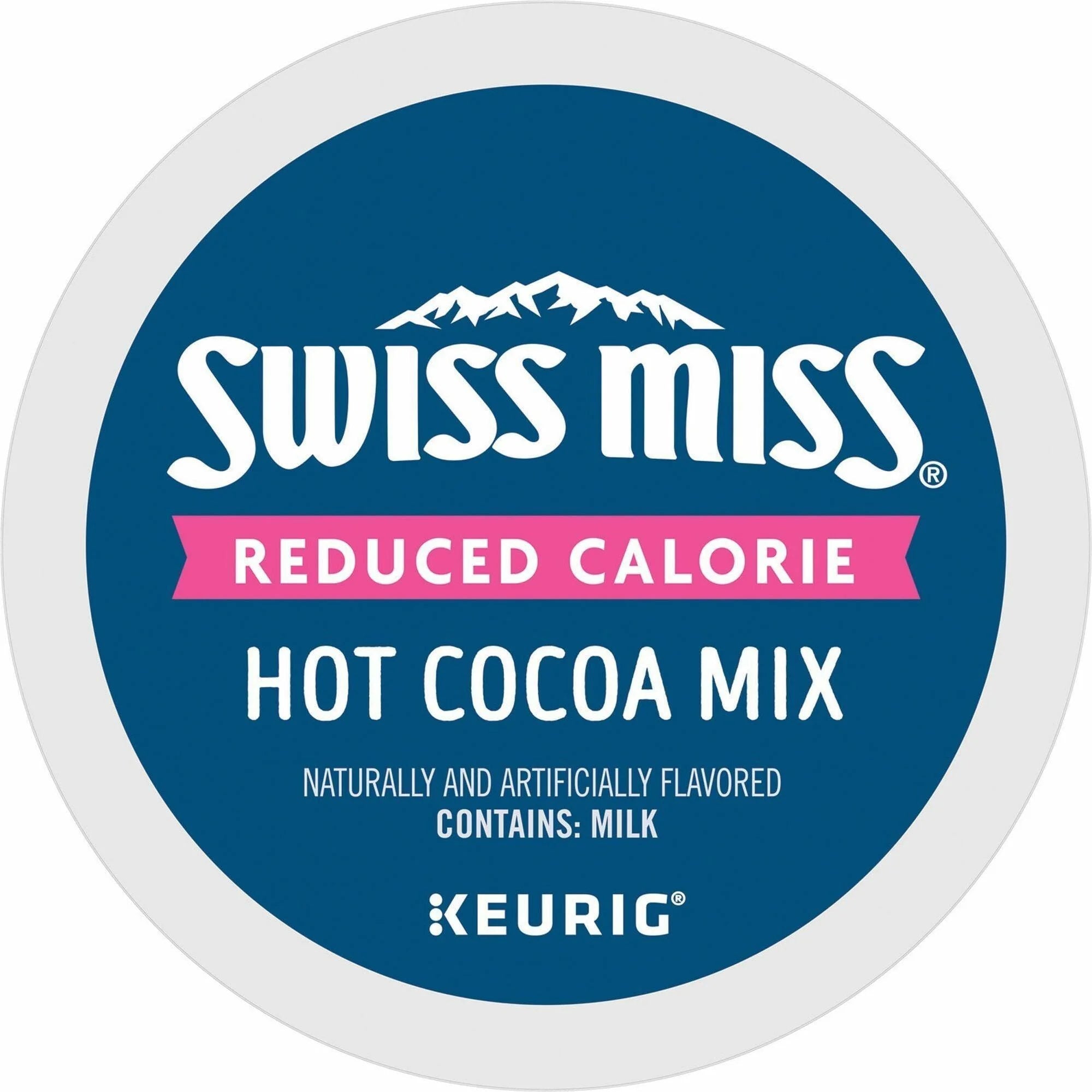 Swiss Miss® Reduced Calorie Hot Cocoa K-Cups - 22/Box - Chocolate/Cocoa