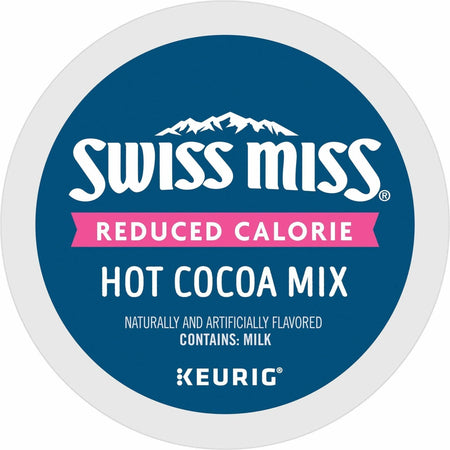 Swiss Miss® Reduced Calorie Hot Cocoa K-Cups - 22/Box - Chocolate/Cocoa