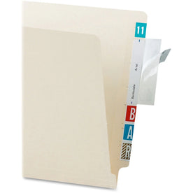 Tabbies File Folder Label Protectors: Clear 3.5’’ x 2’’ 100/Pack - Filing Labels