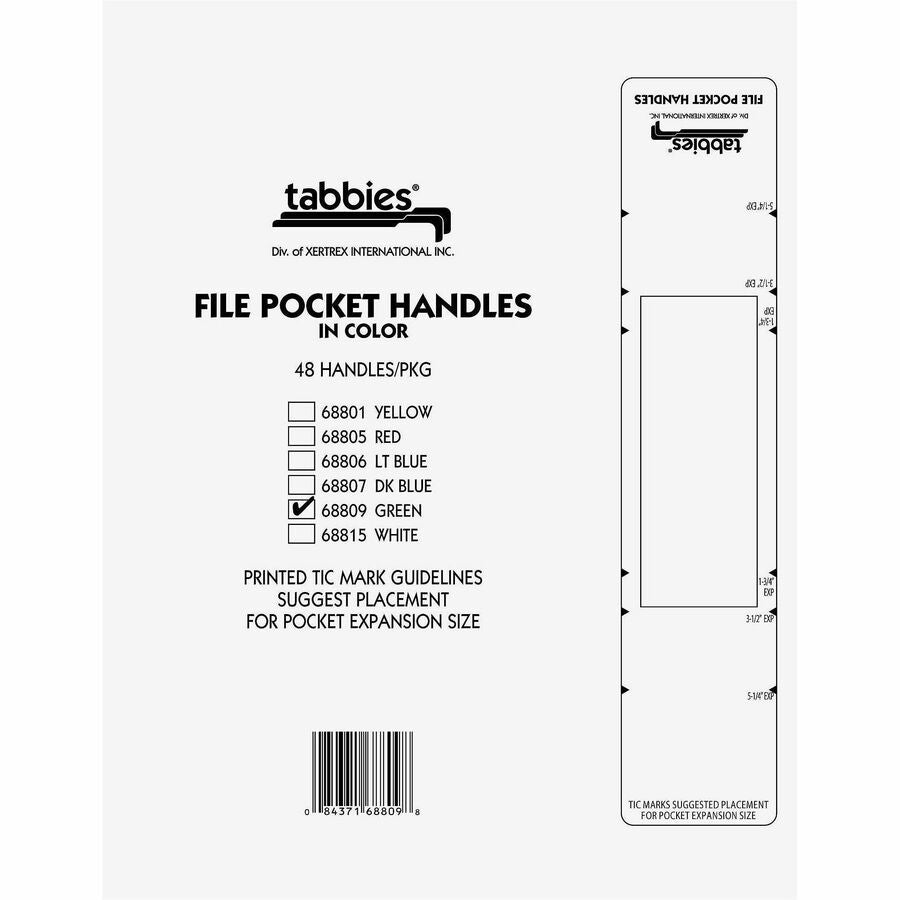 Tabbies File Pocket Handles - Rear