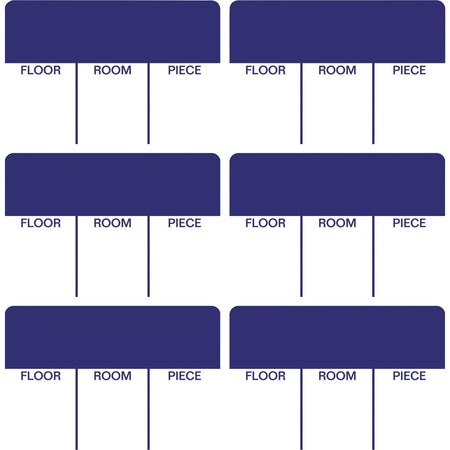 Tabbies Moving Labels: Removable Adhesive Blue - 86 Labels - Multipurpose & ID