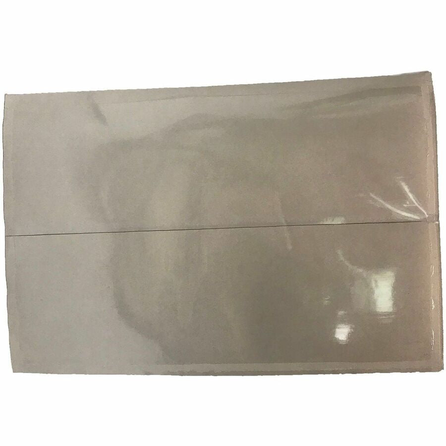 Tabbies Self-adhesive Poly Pockets - For 4 3/4’’ x 7’’ Sheet - Clear - 100 / Box - Filing Jackets &