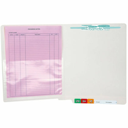 Tabbies Self-adhesive Poly Pockets: Clear 6’’x9’’ 100/Box - Filing Jackets & Pockets