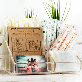 Tampon Tribe Feminine Care Organizers - White Display - 2/Carton - Hygiene Products