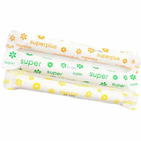 Tampon Tribe Organic Super Tampons - Hypoallergenic & Chlorine-free - 500/Carton - Feminine Hygiene Products