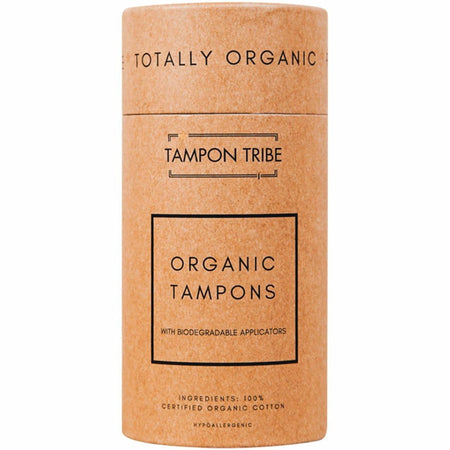Tampon Tribe Tubes: Natural Brown Paper 6/Carton - Feminine Hygiene Products