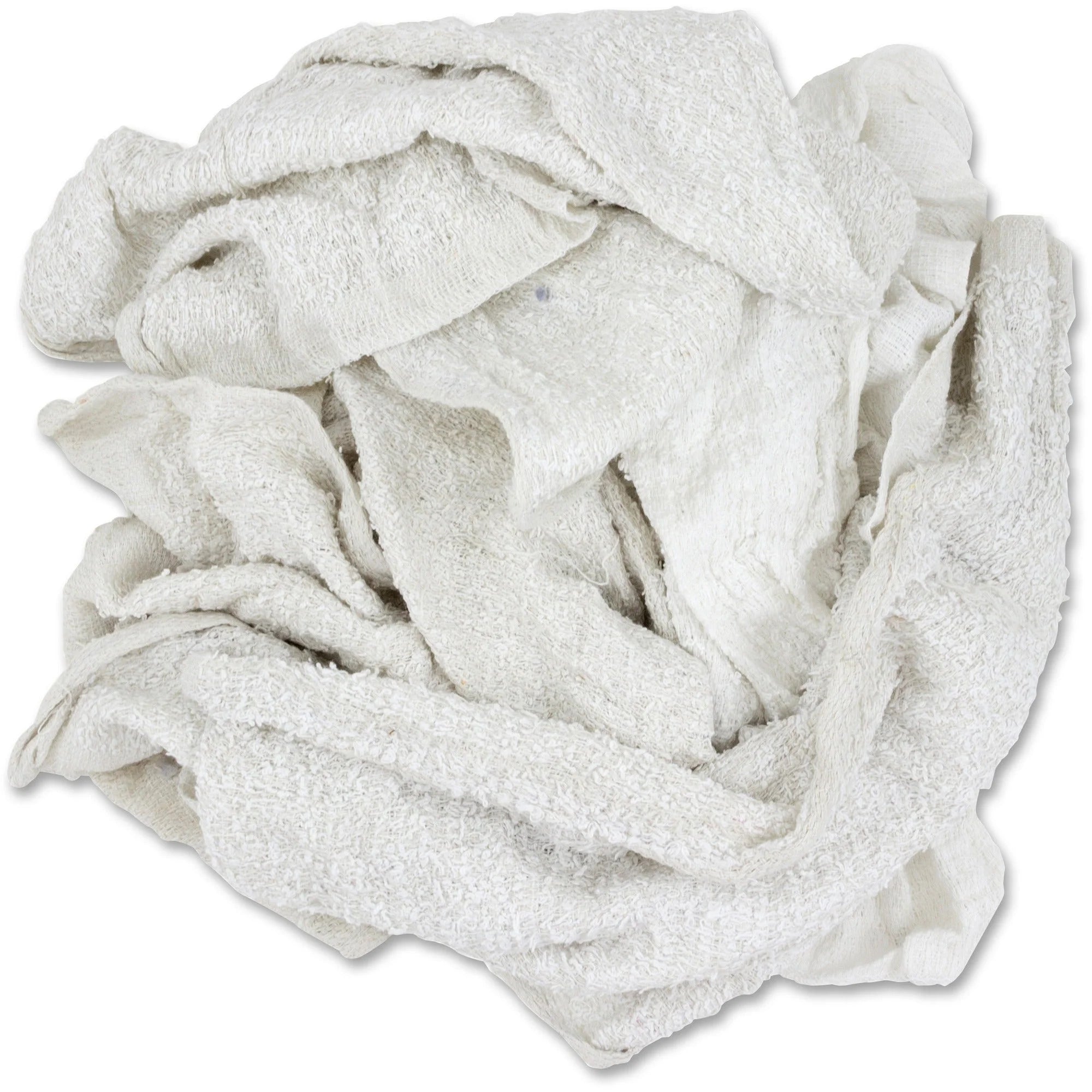 TASKBrand Economy Terry Rags 25 lb. Carton - Kitchen Janitorial General Purpose - Sponges Cleaning Pads & Wipers