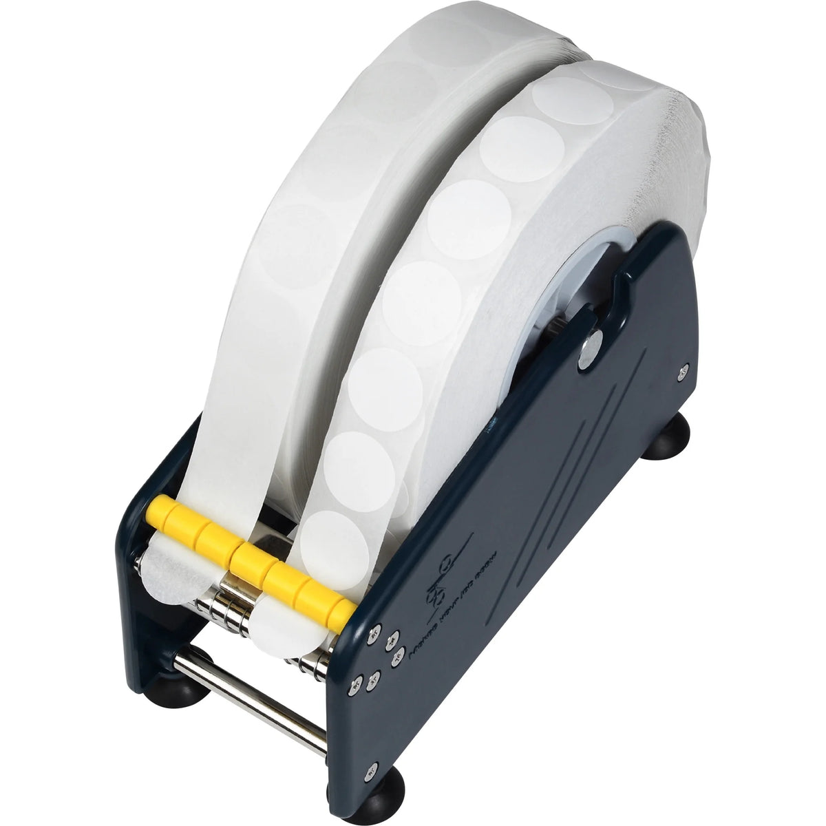 Tatco Adhesive Mailing Seals: 1’’ White Circle Stickers - 5000/Roll - Address / Shipping Labels