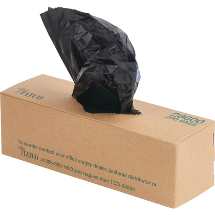 Tatco Dog Waste Station Refill Bags - Black - 200 - 10 Cartons - Trash & Liners