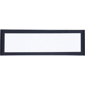 Tatco Magnetic Label Holders: 1’’ x 4’’ Vinyl Inserts Black - 10 Pack - Dispensers & Holders