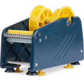 Tatco Manual Mailing Seal Dispenser - Blue - 3.50’’ x 8.50’’ - 3’’ Core - Label Dispensers & Holders