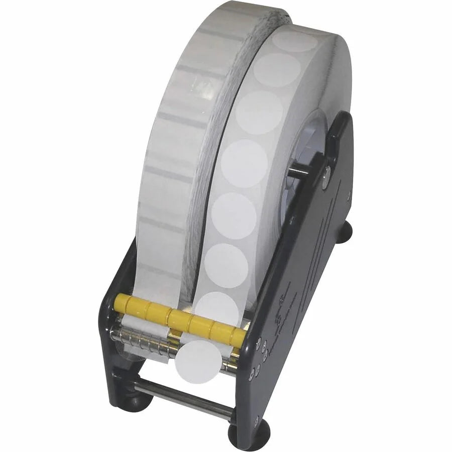 Tatco Manual Mailing Seal Dispenser - Blue - 3.50’’ x 8.50’’ - 3’’ Core - Label Dispensers & Holders