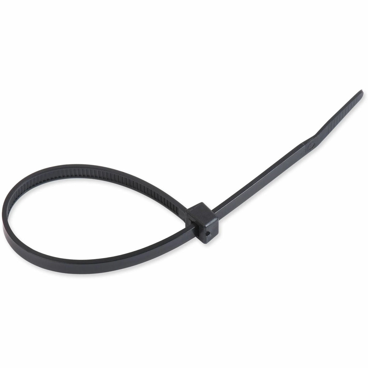 Tatco Tamper-proof Cable Ties: Black 8’’ Length 1000/Pack - Audio/Video Cables & Accessories