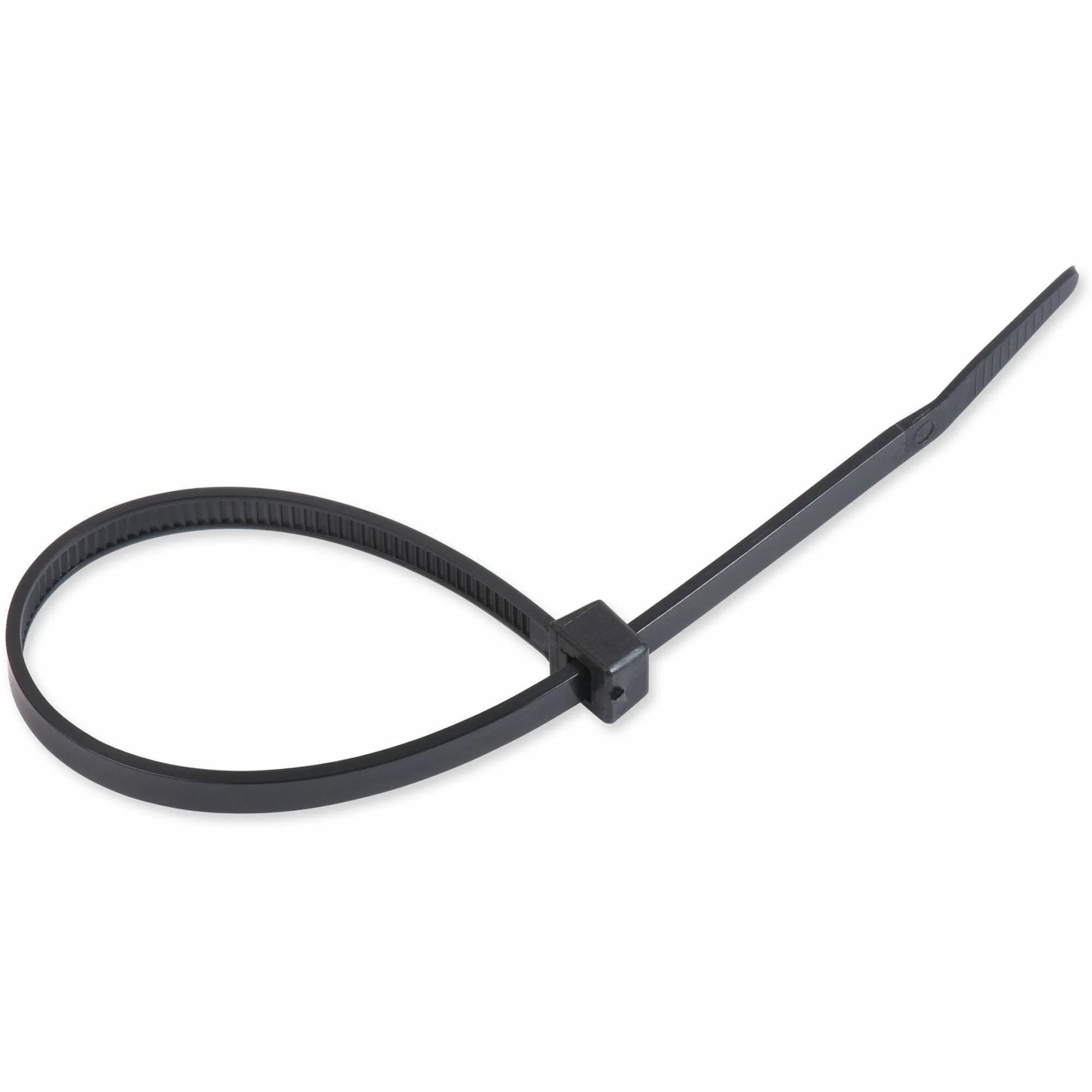 Tatco Tamper-proof Cable Ties: Black 8’’ Length 1000/Pack - Audio/Video Cables & Accessories