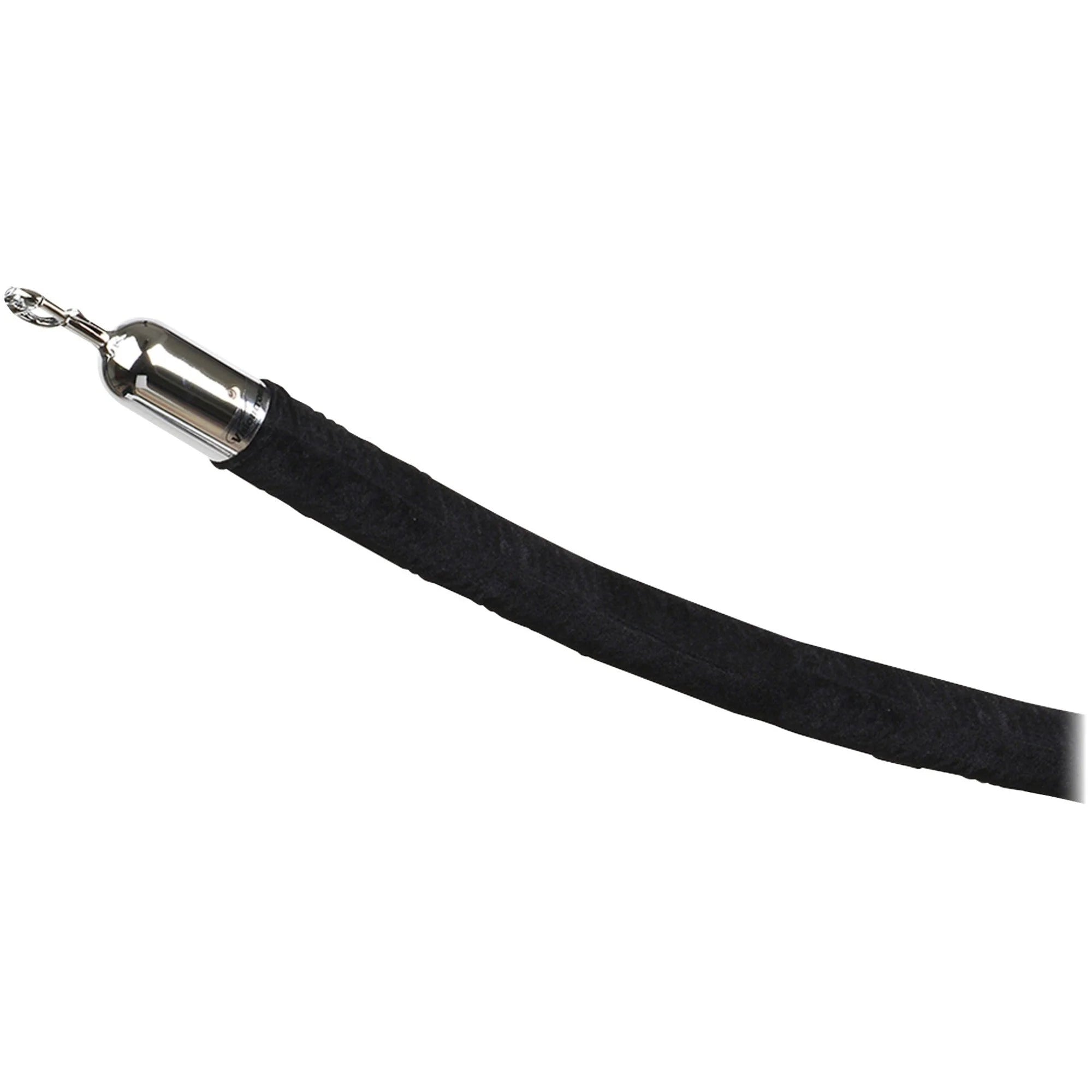 Tatco Velour Rope for Stanchion: 72’’ Black Attachment - Crowd Control