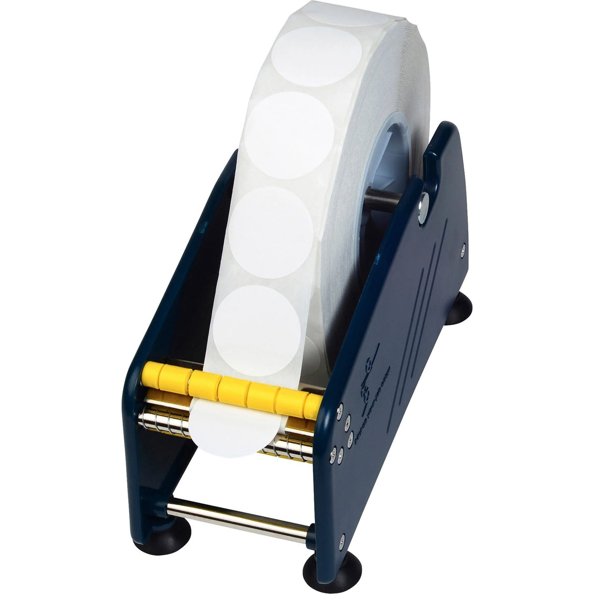 Tatco White Adhesive Mailing Seals - 1-1/2’’ Diameter - 3000/Roll - Address / Shipping Labels